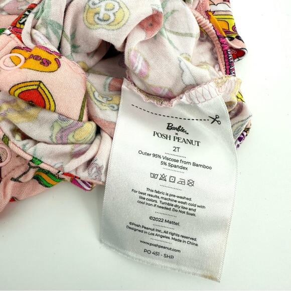Posh Peanut x Barbie Summer Bubble Romper 2T - Picture 5 of 6